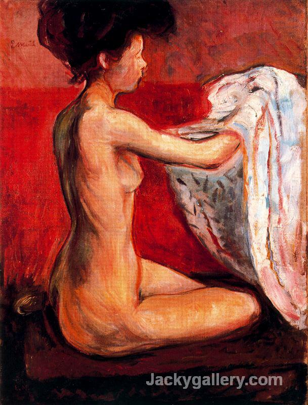 Paris Nude by Edvard Munch paintings reproduction